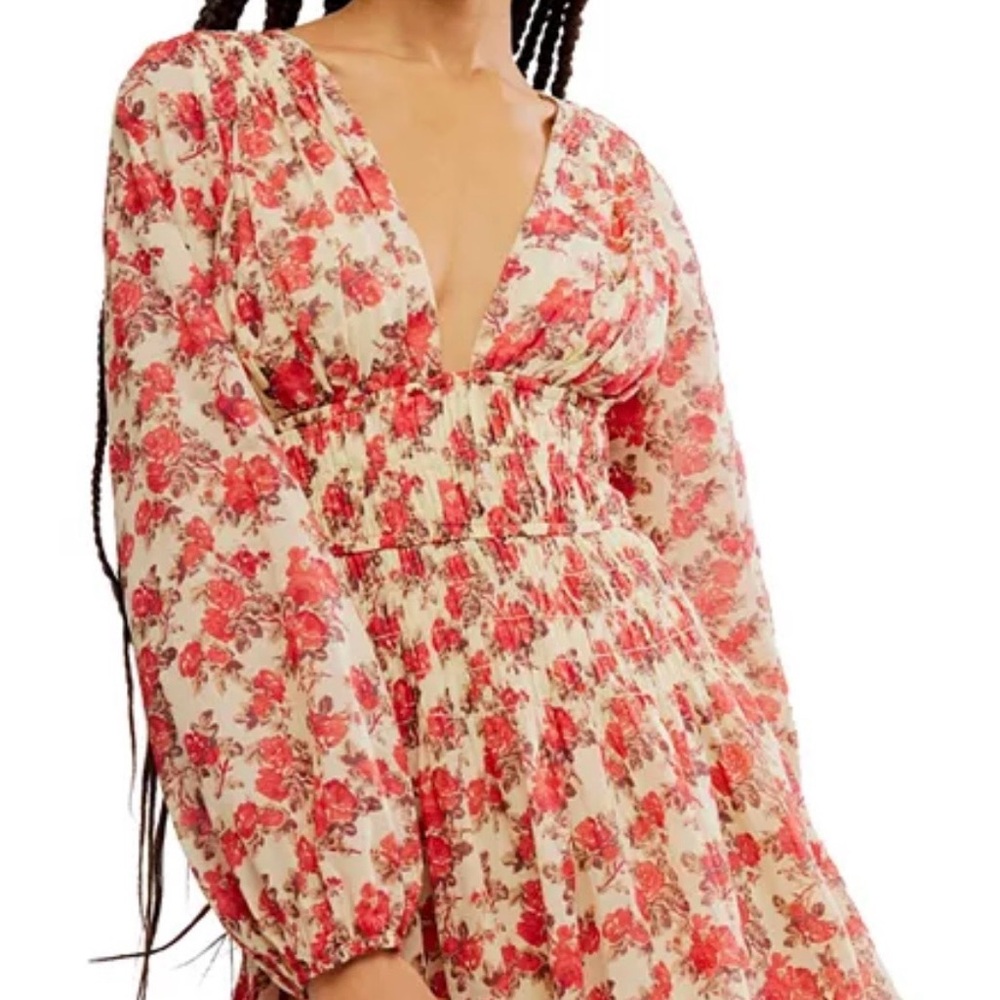 Free People “Keep You” Mini Dress – Size Small – NWOT – Boho Chic